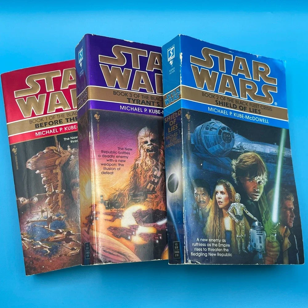 Star Wars Black Fleet Crisis Trilogy Michael P Kube-McDowell Science Fiction‎